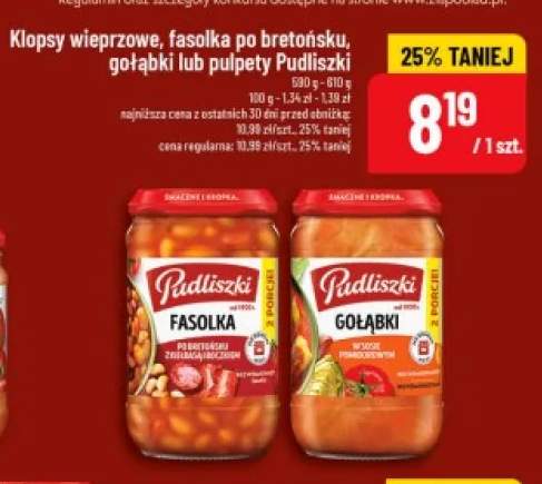 Klopsy wieprzowe Pudliszki +3 warianty