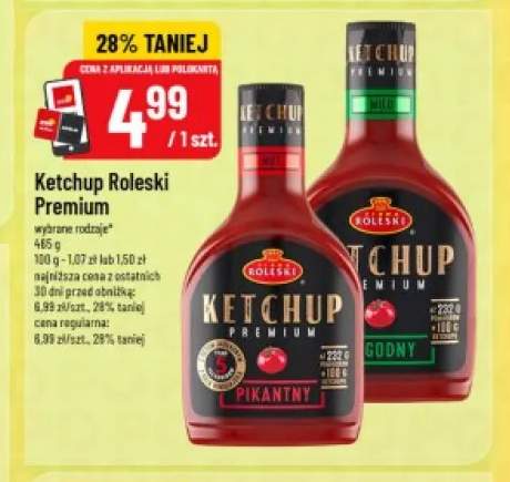 Ketchup Roleski Premium pikantny +1 wariant