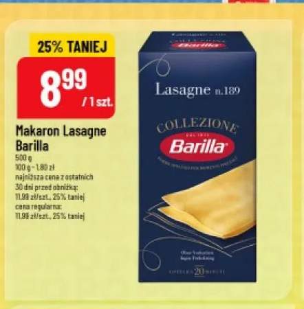 Makaron Lasagne Barilla