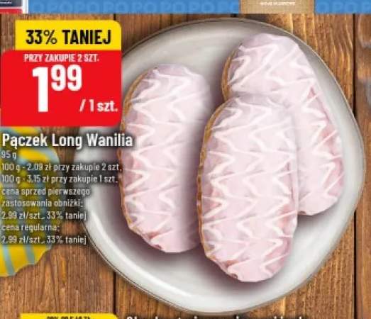 Pączek Long Wanilia