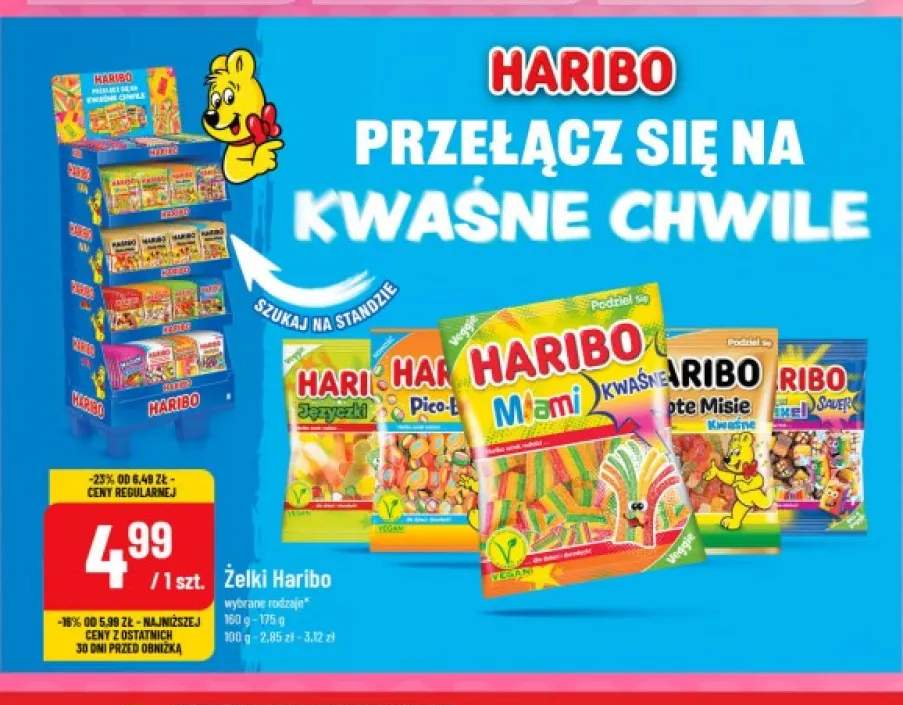Żelki Haribo Języczki +4 warianty