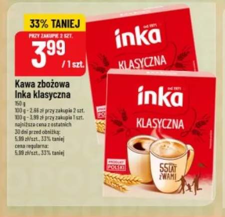 Kawa zbożowa Inka klasyczna