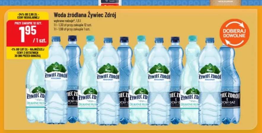 Woda źródlana Żywiec Zdrój