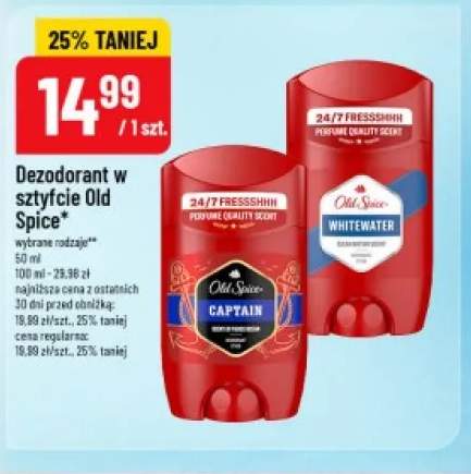 Dezodorant w sztyfcie Old Spice Captain +1 wariant
