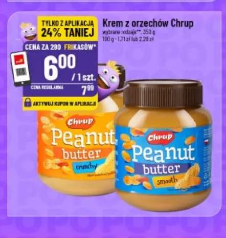 Krem z orzechów Chrup crunchy +1 wariant