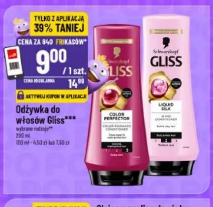 Odżywka do włosów Gliss Color Perfector +1 wariant