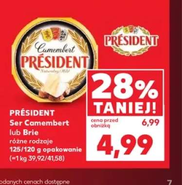 Ser Camembert Président +1 wariant