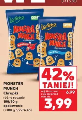 Chrupki Monster Munch Ketchup Lorenz +1 wariant