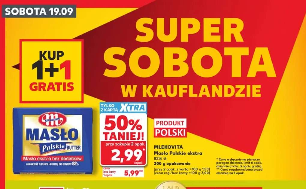 Masło Polskie ekstra Mlekovita 82%