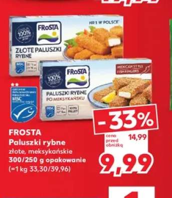 Paluszki rybne złote Frosta +1 wariant