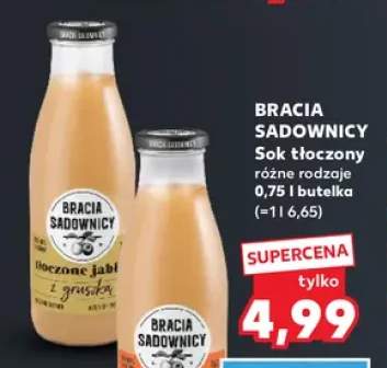 Sok tłoczony jabłko z gruszką Bracia Sadownicy