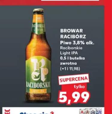 Piwo Raciborskie Light IPA Browar Racibórz