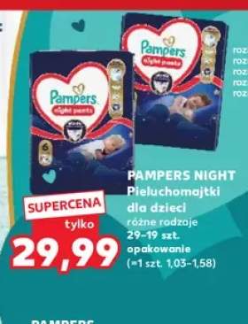 Pieluchomajtki dla dzieci Pampers Night