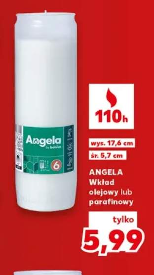 Wkład parafinowy Angela +1 wariant