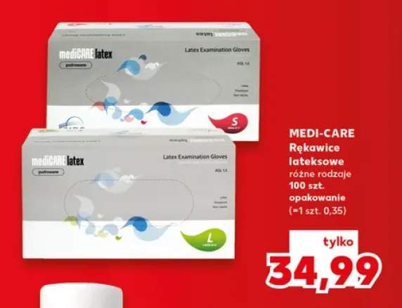 Rękawice lateksowe Medi-Care