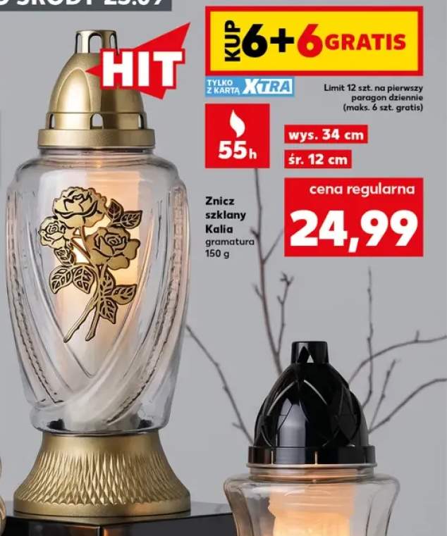 Znicz szklany Kalia