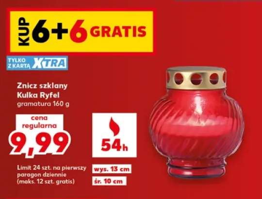 Znicz szklany Kulka Ryfel