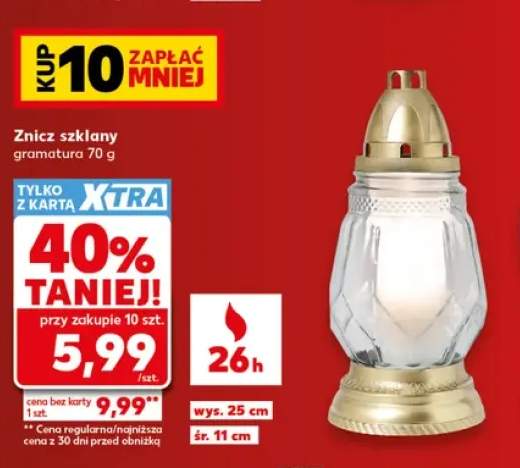 Znicz szklany