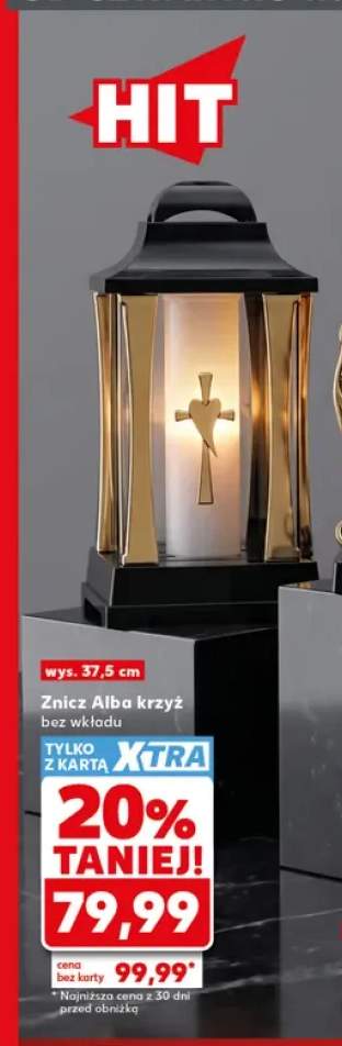 Znicz Alba krzyż bez wkładu