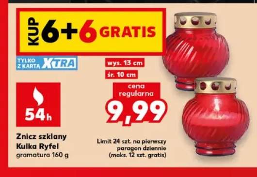 Znicz szklany Kulka Ryfel