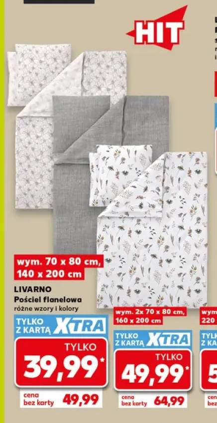 Pościel flanelowa Livarno 160x200 cm +2 warianty
