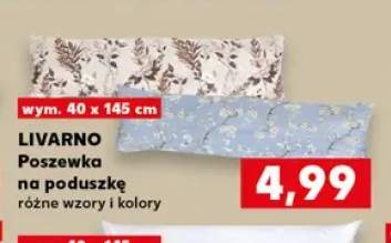 Poszewka na poduszkę Livarno 40x145 cm