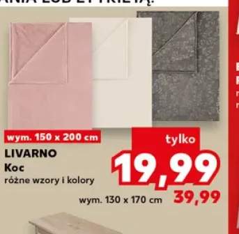 Koc Livarno 150x200 cm +1 wariant