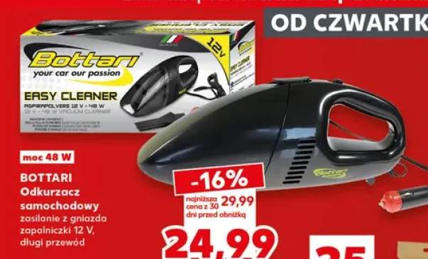 Odkurzacz samochodowy Bottari