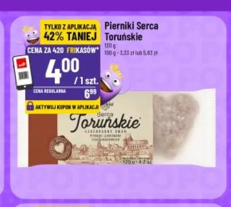 Pierniki Serca Toruńskie Kopernik