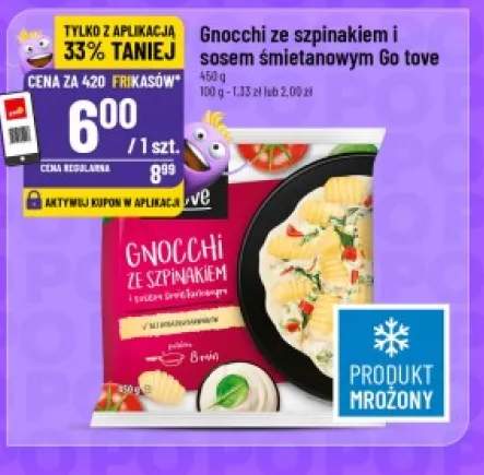 Gnocchi ze szpinakiem i sosem śmietanowym Go tove