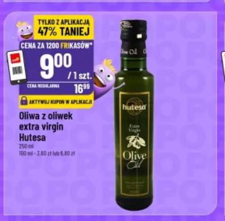 Oliwa z oliwek extra virgin Hutesa