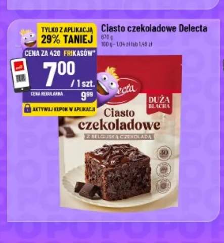 Ciasto czekoladowe Delecta