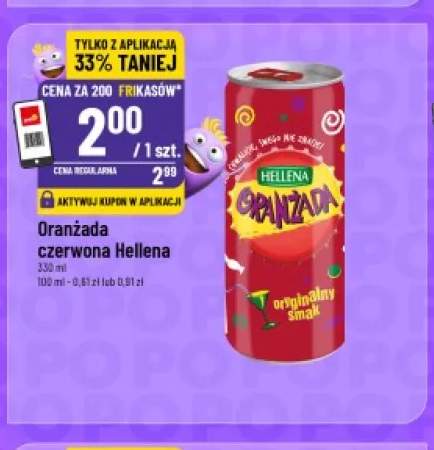 Oranżada czerwona Hellena