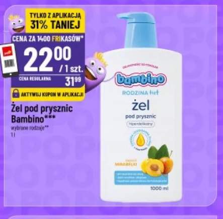 Żel pod prysznic Bambino