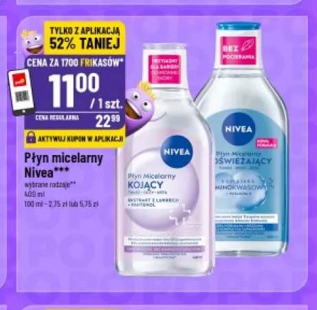 Płyn micelarny Nivea kojący +1 wariant