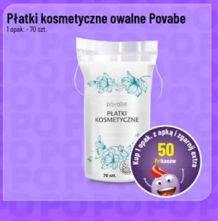 Płatki kosmetyczne owalne Povabe