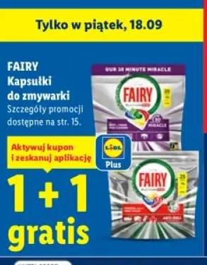 Kapsułki do zmywarki Fairy Platinum Plus +1 wariant