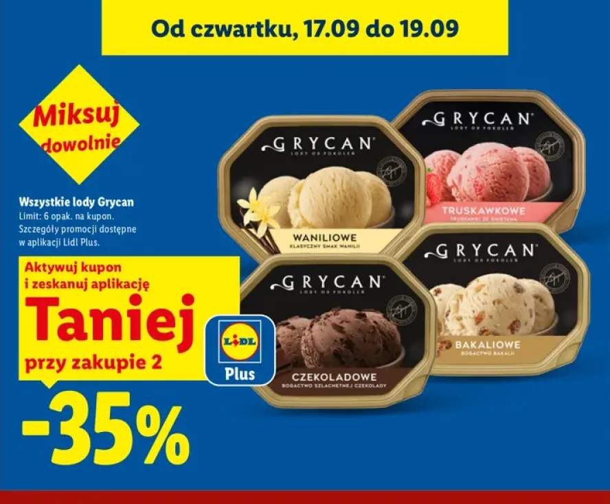 Lody Grycan +4 warianty
