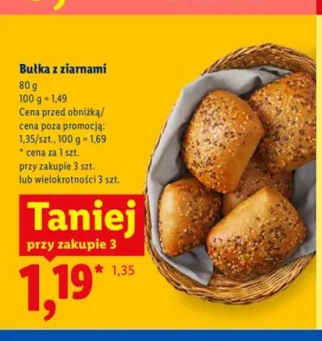 Bułka z ziarnami