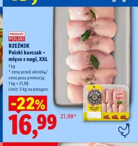 Polski kurczak mięso z nogi XXL Rzeźnik
