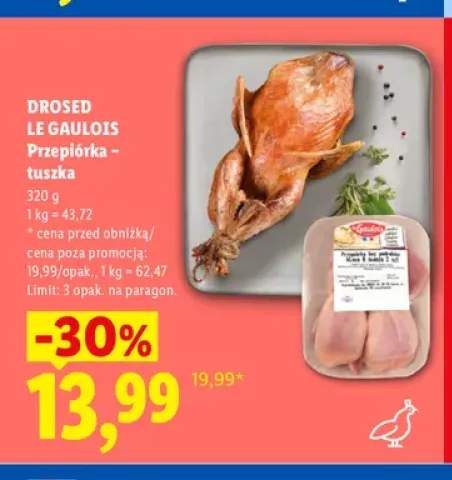 Przepiórka tuszka Drosed Le Gaulois