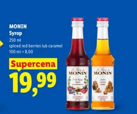 Syrop spiced red berries Monin +1 wariant