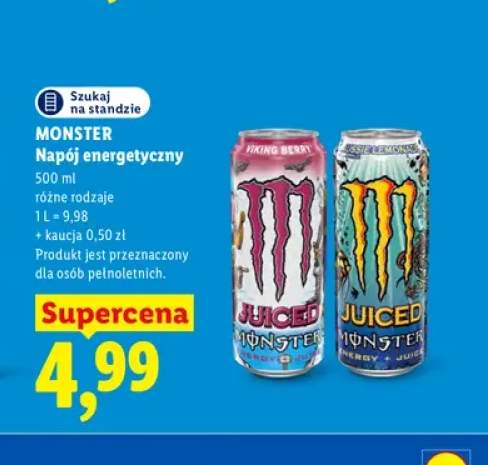 Napój energetyczny Monster Juiced Viking Berry +1 wariant