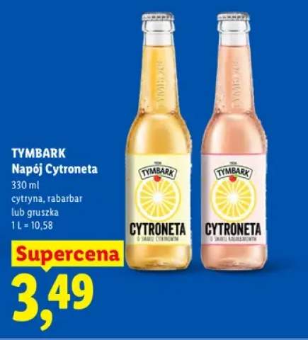Napój Cytroneta cytryna Tymbark +2 warianty