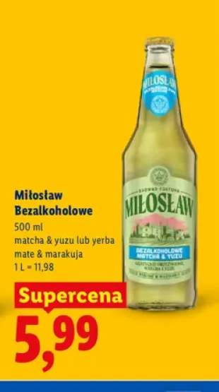 Piwo bezalkoholowe Miłosław matcha & yuzu +1 wariant