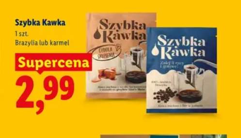 Kawa ziarnista Szybka Kawka Brazylia +1 wariant