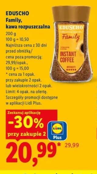 Kawa rozpuszczalna Eduscho Family