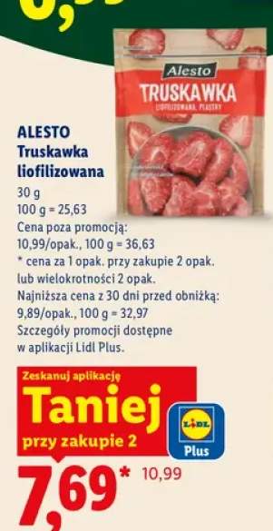 Truskawka liofilizowana Alesto