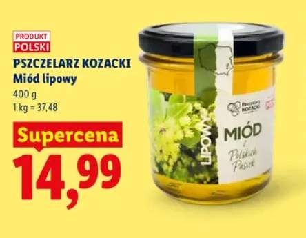Miód lipowy Pszczelarz Kozacki