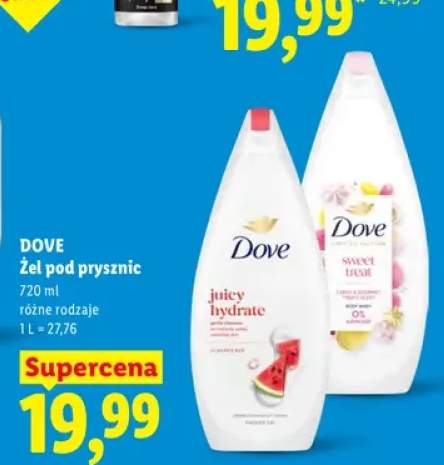 Żel pod prysznic Sweet Treat Dove +1 wariant
